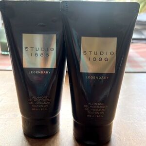 Qty 2, Studio 1886 legendary all in one gel moisturizer.